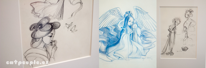 Bocetos e ilustraciones iniciales de Madama Butterfly