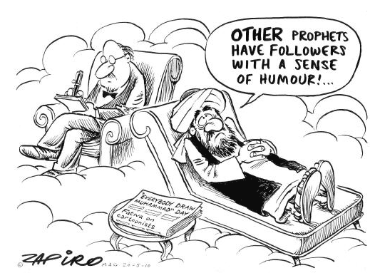 Zapiro - Other prophets have followers with a sense of humor